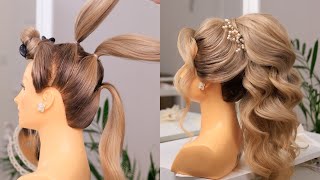 Ponytail  Hairstyle 2024 Wedding hairstyle Frisuren [upl. by Chessa]