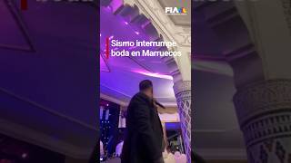 Momento del sismo en Marruecos durante una boda cifra de fallecidos asciende a más de 3 mil [upl. by Ahsineg]