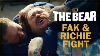 Fak and Richie Fight  The Bear  FX [upl. by Ehtylb]