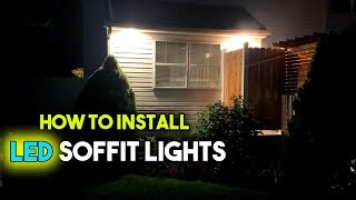 Soffit Lighting  Install Tips and Techniques [upl. by Drapehs]