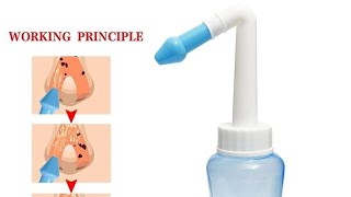 Nasal irrigator nose cleaning Wash Cleaner Nose Avoid Allergic Adults Children [upl. by Stieglitz167]