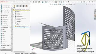 How to convert a step file to sheet metal I How to convert nonplanar part to sheet metal [upl. by Miguel]