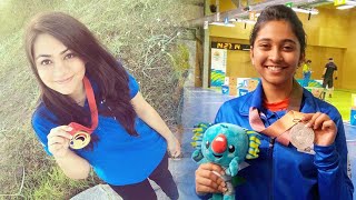 CWG 2018  Mehuli Ghosh and Apurvi Chandela bags silver and bronze  Oneindia News [upl. by Ecnerret]