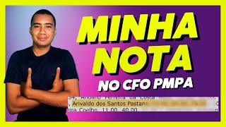 CFO PMPA minha nota após 1 ano estudando [upl. by Anuaik573]