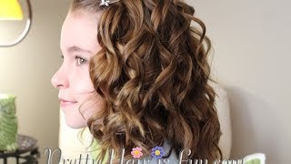 How to Curl Your Hair Using a Curling Wand  Pretty Hair is Fun [upl. by Tuesday744]