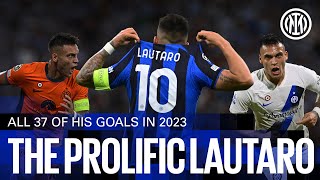 EVERY GOAL 2023 🐂  LAUTARO MARTINEZ EDITION ⚽️🖤💙 [upl. by Janeva904]