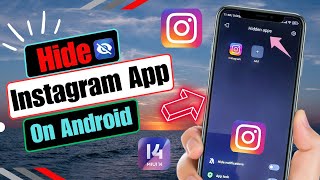 How To Hide Instagram App On Android Device  Instagram App Hidden On Phone 2024 [upl. by Hgielac]