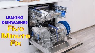 ✨ Leaking Dishwasher  5 Minute Easy FIX ✨ [upl. by Lavery342]