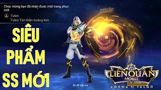 Siêu phẩm bậc SS Tulen Tân thần Hoàng kim ra mắt Liên quân mobile AOV [upl. by Ateikan]