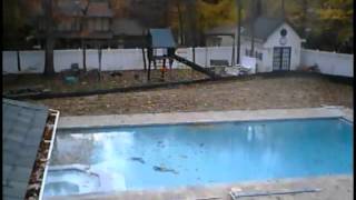 Automatic Inground Pool Cover  Coverstar Autocover Install  Town amp Country Pools [upl. by Elatnahc]