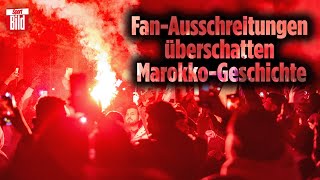 Feiernde MarokkoFans auf der ganzen Welt  Eine Tragödie überschattet die Freude  Reif ist Live [upl. by Atsirc10]