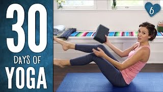 Day 6  SIX PACK ABS  30 Days of Yoga [upl. by Hughmanick649]