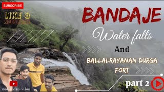 Bandaje falls  Ballalrayana Durga Fort  Rani jhari view point  Trekking point  Chikkamagaluru [upl. by Tai]