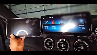 How to install an Android Screen in a Mercedes Benz GLC X253 for CarPlay Android Auto [upl. by Nottnerb]