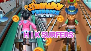 daily high score subway princess runner hiksurfers [upl. by Guthry]