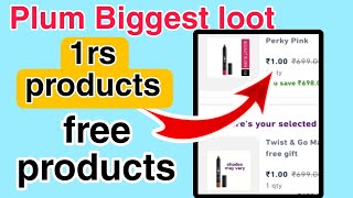 Big loot 12 free products plum goodness offer viralvideo [upl. by Eikcim]