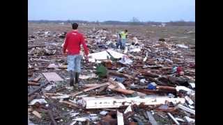 Tornado Destruction Marysville Indiana March 2 2012 [upl. by Adnovay]