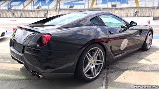 Novitec Rosso Ferrari 599 GTB LOUD Sound [upl. by Airamesor]