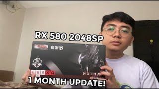 Final Full Review Maxsun AMD RX 580 8GB 2048SP 1 Month Update [upl. by Ongineb]