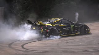 GOODWOOD FESTIVAL OF SPEED 2024  BEST OF DAY ONE   Roundabout drifts Start ups  Action [upl. by Stelle]