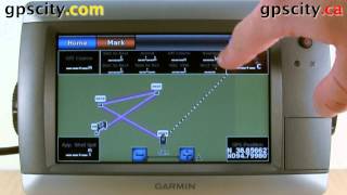 Making a Route in the Garmin GPSMap 720 Marine GPS with GPS City [upl. by Helene]