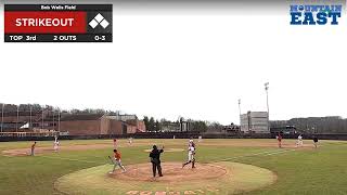 Baseball vs West Virginia Wesleyan Game 1 Highlights 31822 [upl. by Ellebanna]