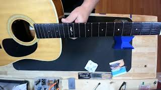 Alvarez 12 String restring and setup part 2 [upl. by Ajnin]