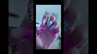 OMBRE ANIMAL PRINT NAIL ART INSPO animalprintnails [upl. by Dela]