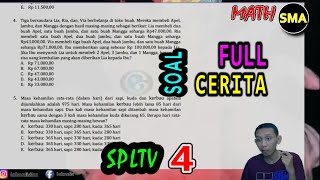 MATEMATIKA KELAS 10  SOAL CERITA SPLTV  Sistem Persamaan Linear 3 Variabel 4 [upl. by Haim]