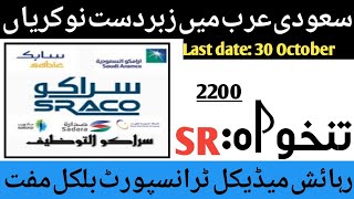 Saraco company jobs in Saudi Arabia 2024 – Latest Jobs in Saudi Arabia Company 2024 [upl. by Ingold417]