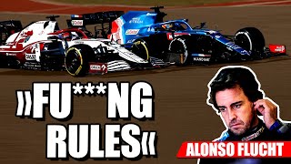 Alonso schimpft über Überholregeln in der Formel 1 [upl. by Adniled]