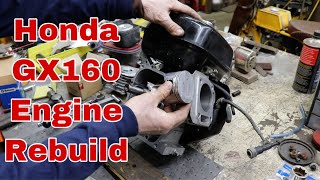 Honda GX160 Total Engine Rebuild A Complete Guide [upl. by Asilanom]