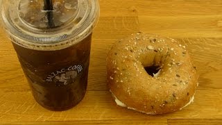 Balzac Coffee  Cream Cheese Bagel amp Cold Brew Coffee [upl. by Itraa]