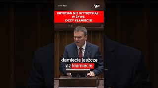 Krystian w Sejmie W żywe oczy kłamiecie [upl. by Lusar588]