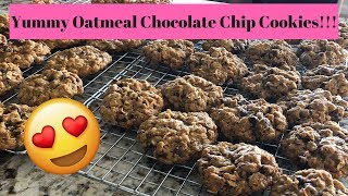 How To Bake Oatmeal Chocolate Chip Cookies [upl. by Aaberg702]