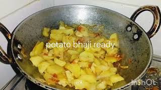 potato simple bhaji 😋 recipesubscribe 👍 [upl. by Dich752]