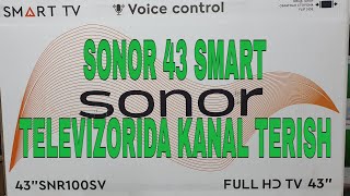 Sonor 43 smart televizorida kanal terish kanal sozlash [upl. by Ras450]