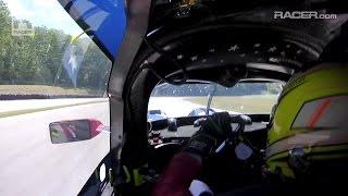 IMSA Road America In Car Lap with DeltaWings Sean Rayhall [upl. by Ailero]