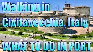 Walking in Civitavecchia Italy  What to Do on Your Day in Port [upl. by Ahkihs]