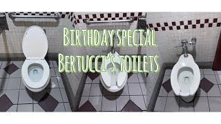 Birthday special Bertucci’s Italian restaurant toilets [upl. by Henden]