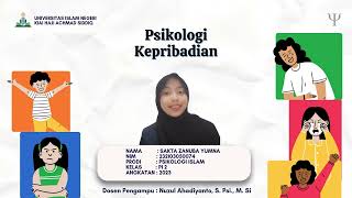 UTS PSIKOLOGI KEPRIBADIAN [upl. by Yevrah]