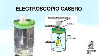 Electroscopio casero [upl. by Fitalludba]