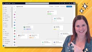 How to use the NEW Org Chart in Dynamics 365 Sales [upl. by Hutton]