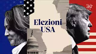 Elezioni Usa Trump vince e torna alla Casa Bianca [upl. by Adnawaj223]