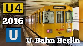 UBahn Berlin  U4  BVG 2016 [upl. by Nosila]