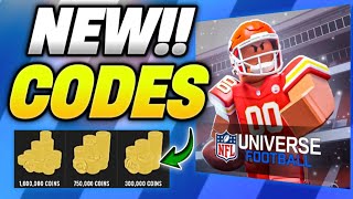 DECEMBER CODES🎁💥 NFL UNIVERSE FOOTBALL CODES  ROBLOX ULTIMATE FOOTBALL CODES [upl. by Silvia148]