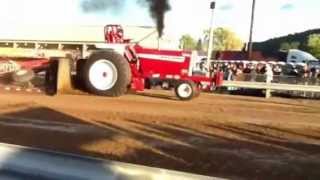 Tractor PullingIH 1206466 Hot FarmBeer Money Pulling Team [upl. by Elrebma354]