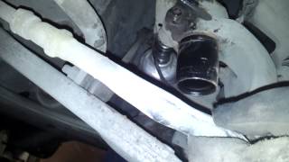 BMW e46 FRONT shock absorber replacement Замена амортизатора Stoßdämpfer wechseln [upl. by Ramhaj]