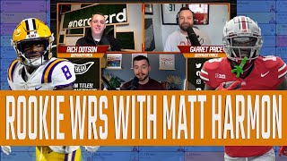 Talking 2024 Rookie WRs With Matt Harmon [upl. by Wendall663]