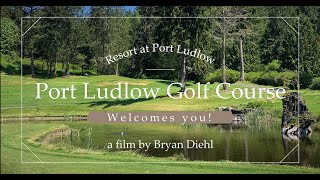 Port Ludlow Golf Course Fly Over [upl. by Thurlow]